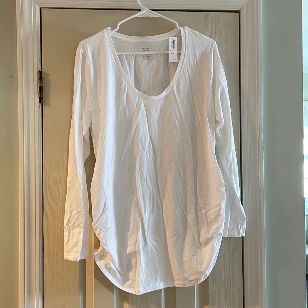 Old Navy Fitted Maternity Shirt, XL